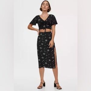 H&M Midi Skirt - Purple or Black